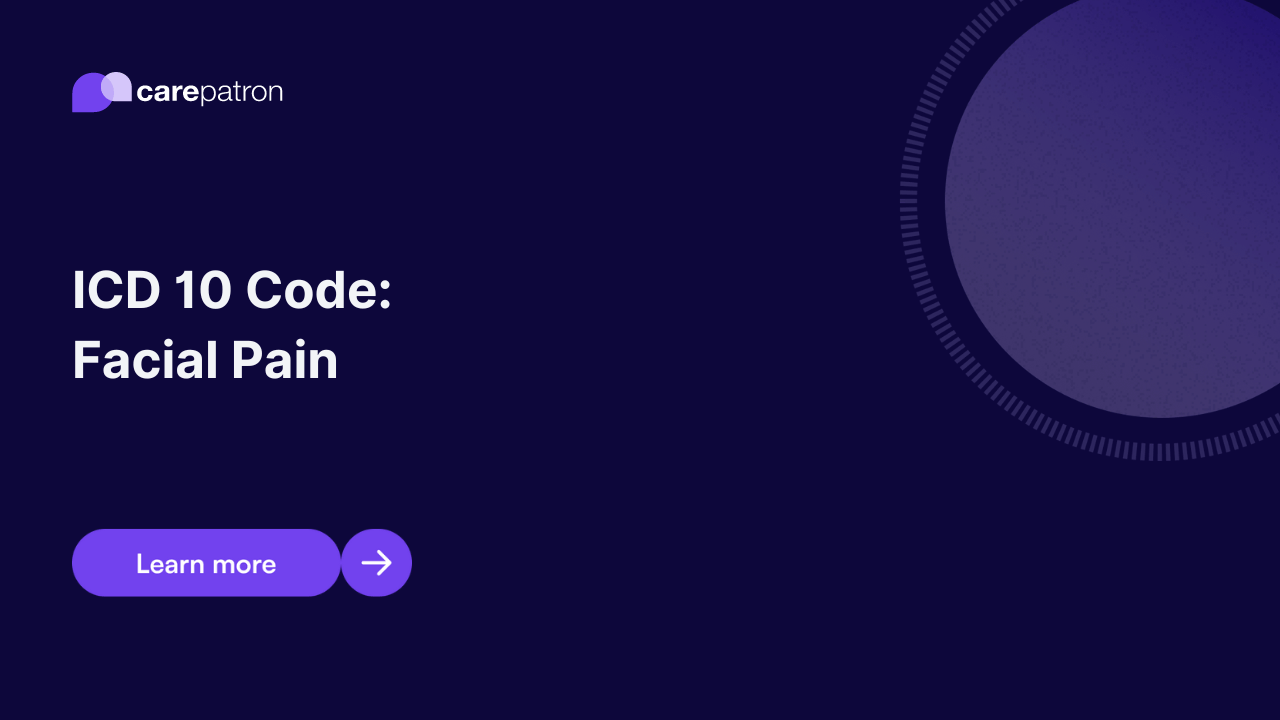 Facial Pain ICD-10-CM Codes | 2023
